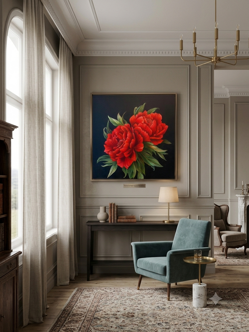 Peonies in Velvet